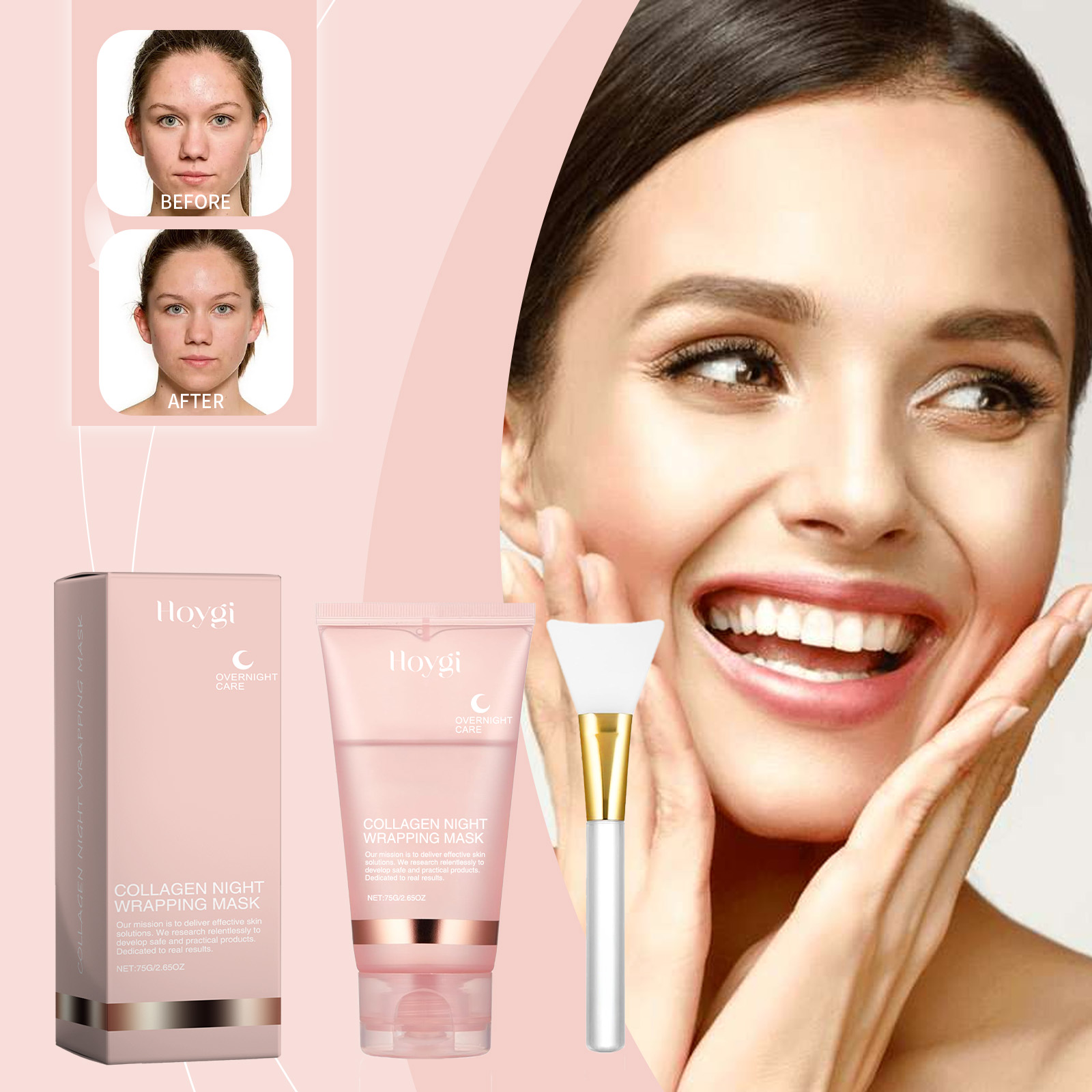 Diepgaand collageenmasker, pee - Sleeping Pack Overnight recensie en prijs