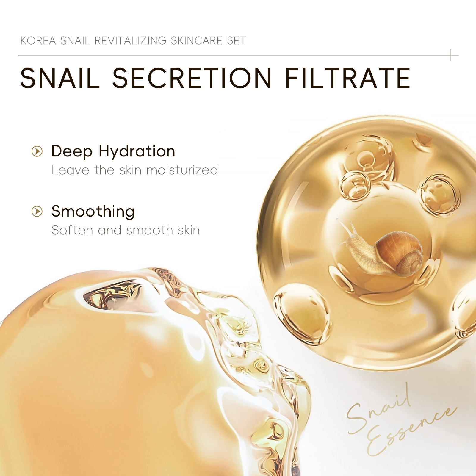 5pcs Boxed Korea Slak Huidverz - Essence Serum Toner recensie en prijs