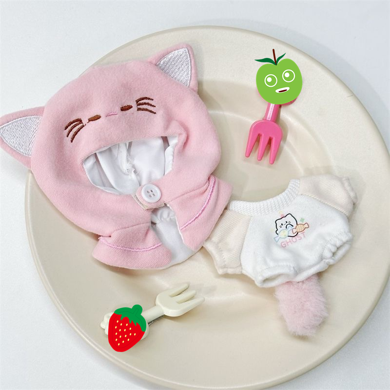 10 cm katoenen pop kat oren me - Korean Girls Lifestyle recensie en prijs