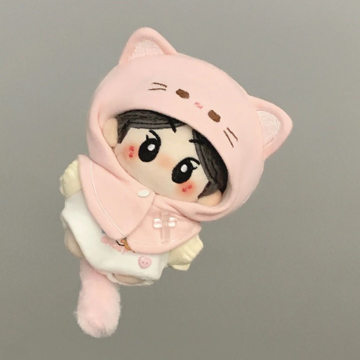 10 cm katoenen pop kat oren me - Korean Girls Lifestyle recensie en prijs