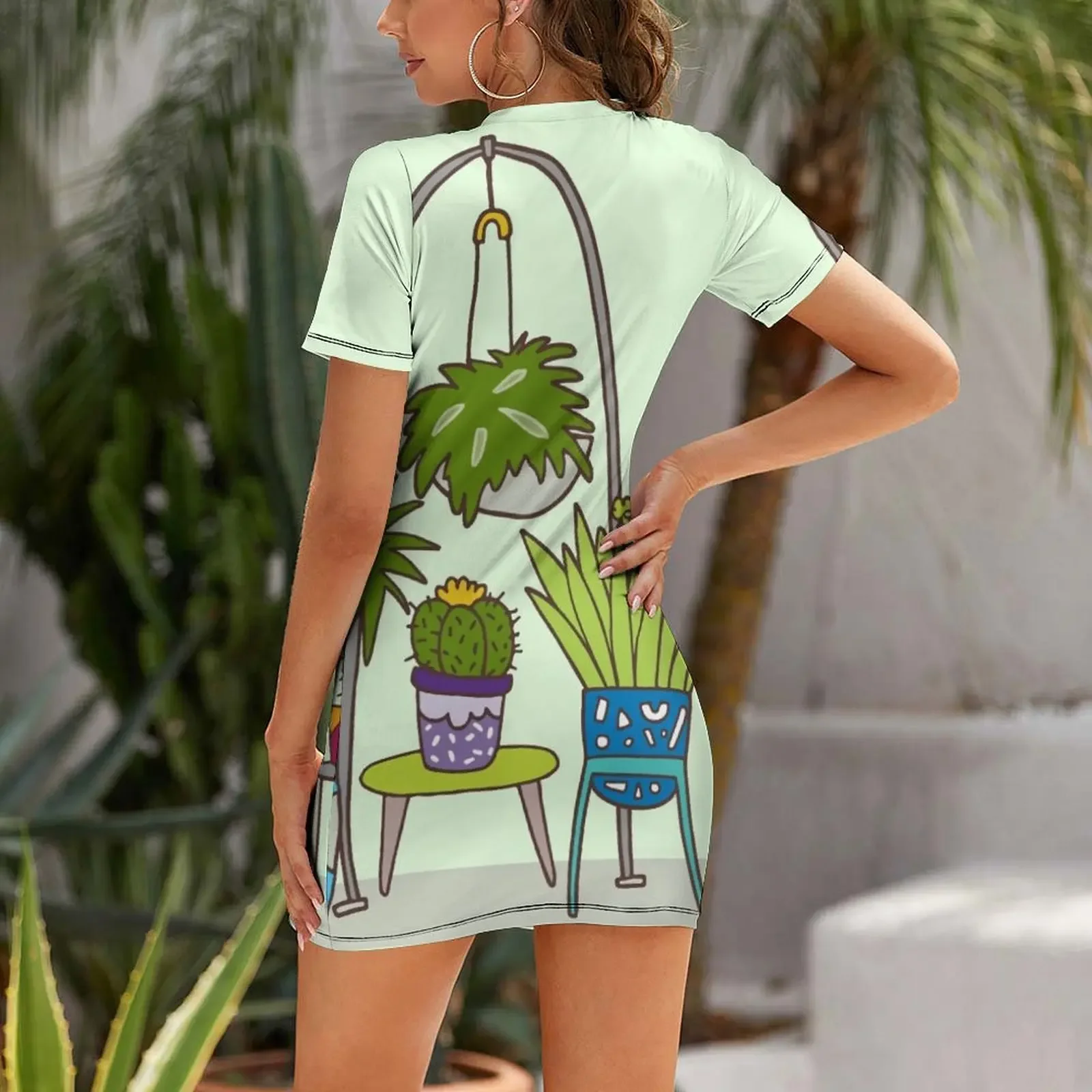 Plant life Jurk met korte mouw - Korean Girls Lifestyle recensie en prijs